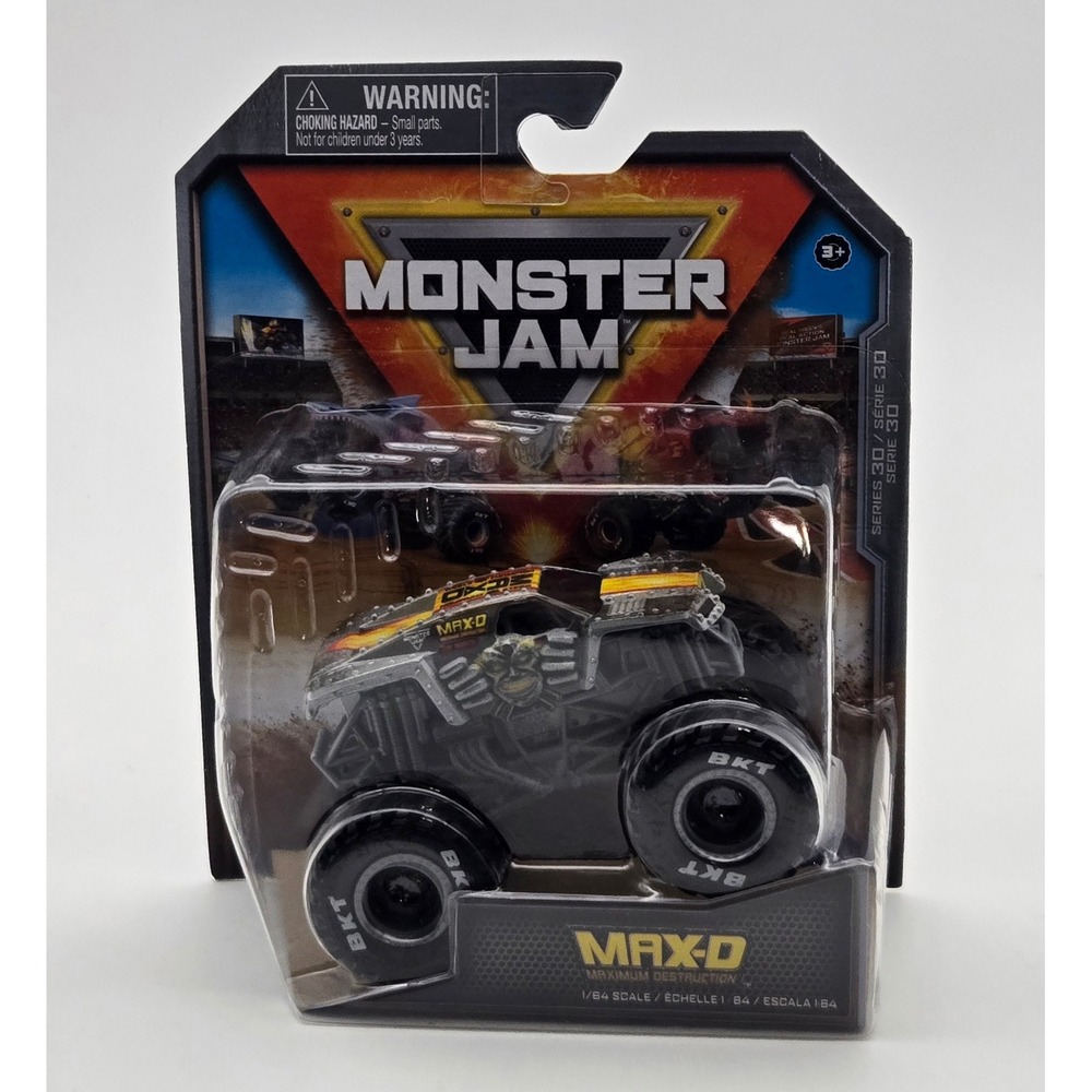 Monster Jam Max-D Maximum Destruction 1/64 Scale Black Series 30 Diecast